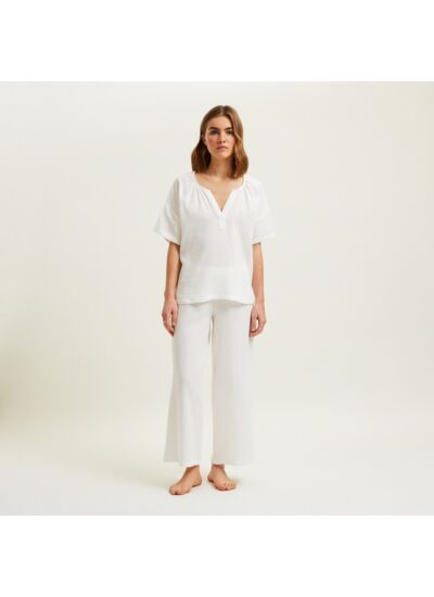 Laurence Tavernier - Pyjama en voile de coton, Panarea