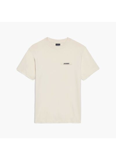 Jacquemus T-Shirt Gros Grain Beige