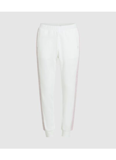 BOUCLE DETAIL SWEATPANTS