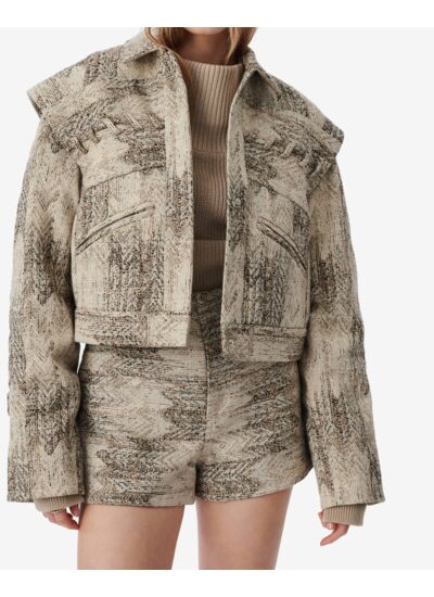 Veste Jacquard Courte