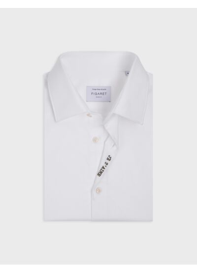 Chemise mixte "Je t'aime" blanche