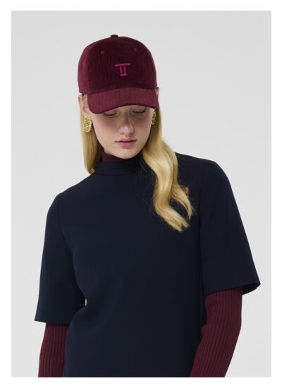 Casquette Carole-Bordeaux en Coton