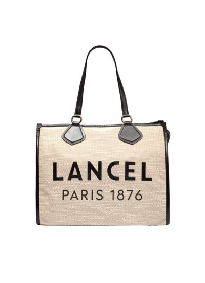 Lancel Tote - Sac Cabas Zippe L - NATUREL/NOIR