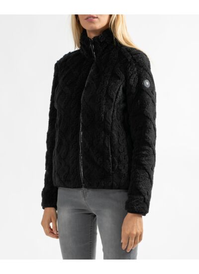 Veste sherpa zippée