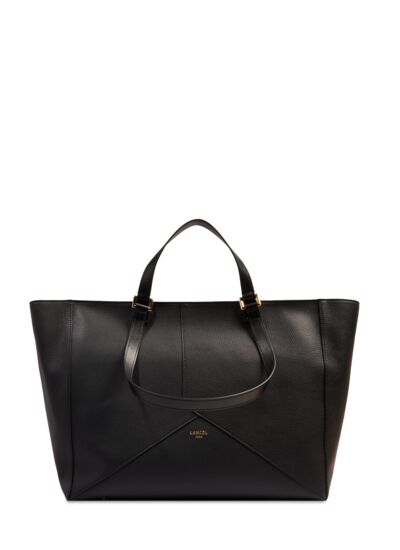 Enveloppe De Lancel - Sac Cabas Zippe L - Noir