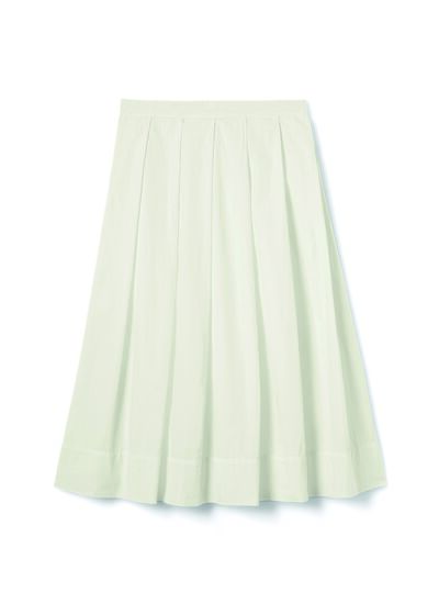Jupe en popeline - Femme - BLANC