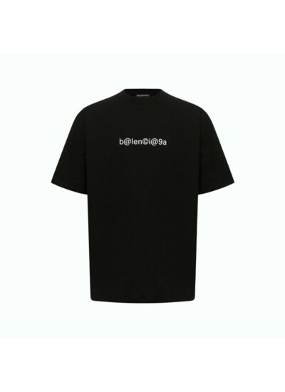 Balenciaga T-shirt @ Logo Noir