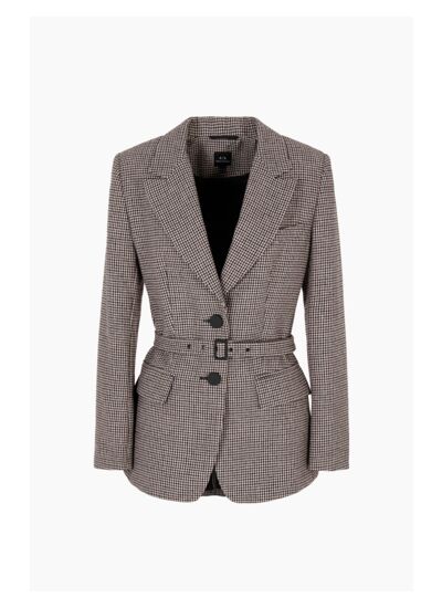 Blazer-mini lait/liquide/noir