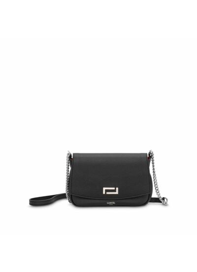 Lola de Lancel - MINI SAC CHAINE AVEC LOGO METAL - Petit Modèle - Noir