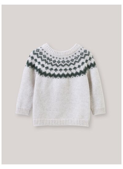 PULL JACQUARD FAMILLE