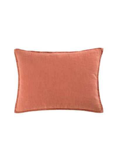 Desforges - Taie d'oreiller en lin lavé 160 g/m², Petit Jour