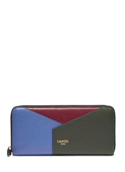 Enveloppe de Lancel - Portefeuille Long Zippe - MULTICO INDIGO