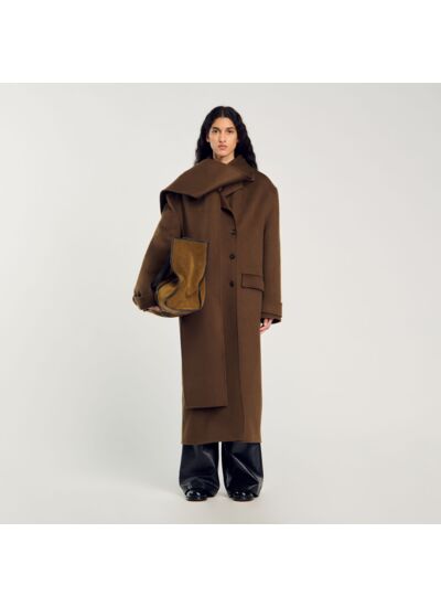 Manteau oversize en laine