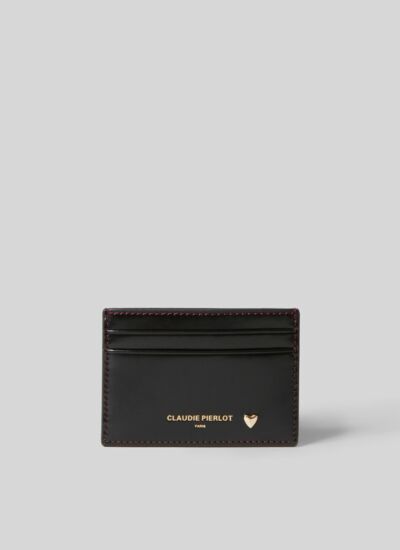 Claudie pierlot Porte-cartes cuir