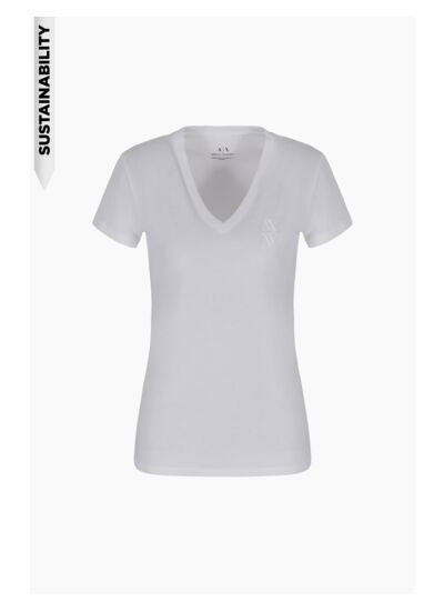T-shirt blanc optique