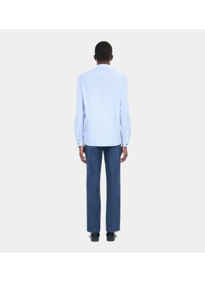 Chemise Formelle À Rayures Blanche Homme