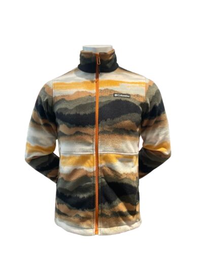 Granite Mountain Printed Fleece Jacket Vert