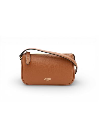 Lettrines de Lancel - Mini Sac Pochette Zippe - Camel