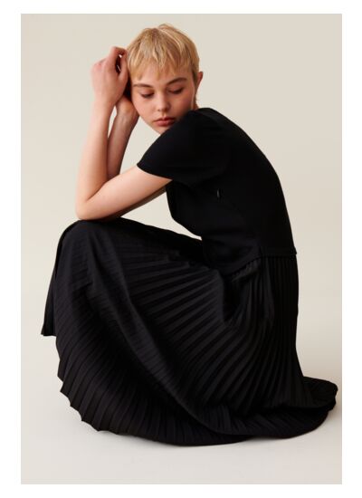 Robe Twist bi-matière