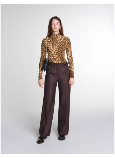 Pull imprimé léopard