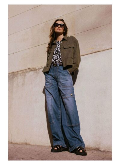 Jeans loose, large HOLLY, longueur 34