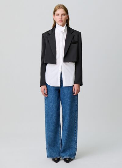 Claudie pierlot Veste satinée tailleur