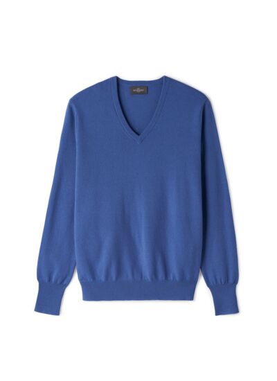 Pull col V classique - Homme - FAIENCE