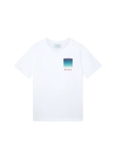 Casablanca T-shirt Gradient Casa Blanc