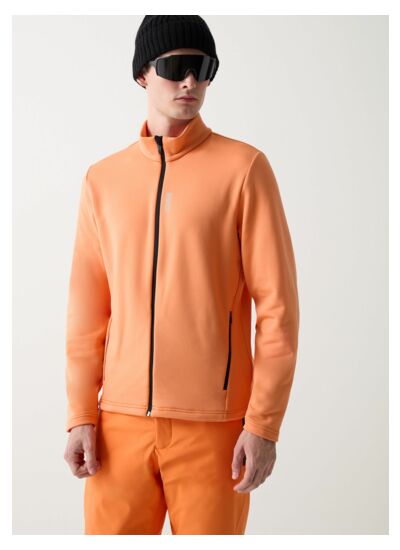 Polaire de ski stretch fermé par zip pleine longueur