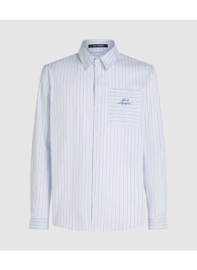 STRIPED POPLIN SHIRT