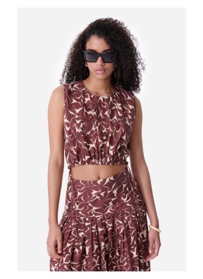 Top Callas En Laine Mélangée