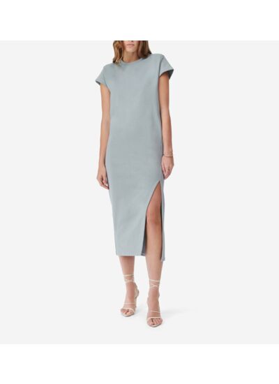 Robe T-Shirt À Fente Athenie