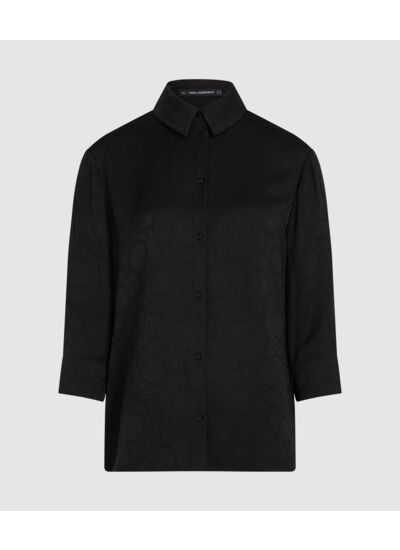 LUNA JACQUARD BLOUSE