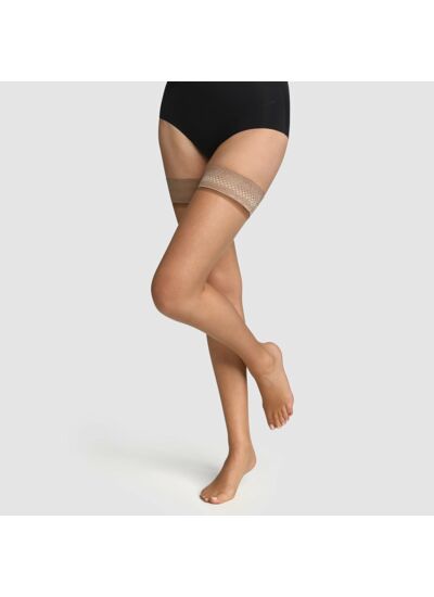 DIM Up Teint de Soleil terracotta 17D Jarretière dentelle