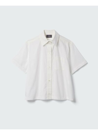 Chemise ample manches courtes - Femme - BLANC