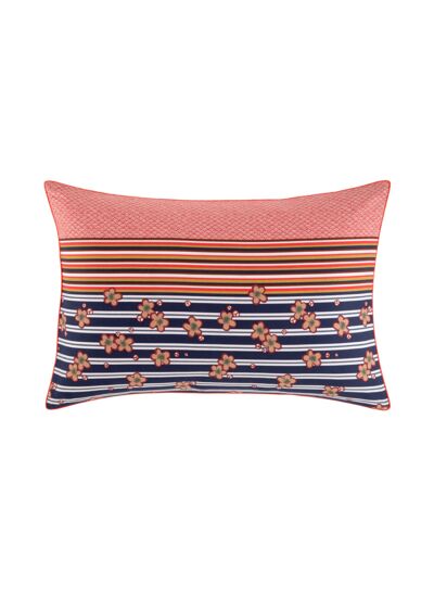 Kenzo - Taie d'oreiller en satin de coton multicouleurs, K Shinzo