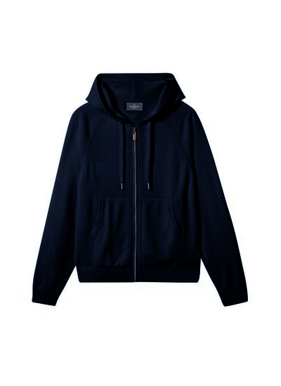 Sweat à capuche zippé casual - Femme - MARINE