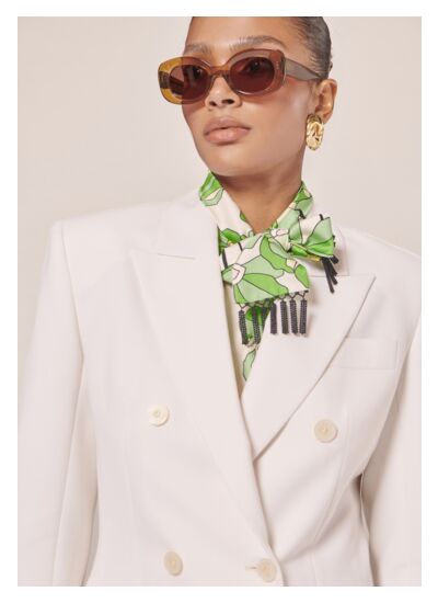 Veste Viola-Ecru en Polyester