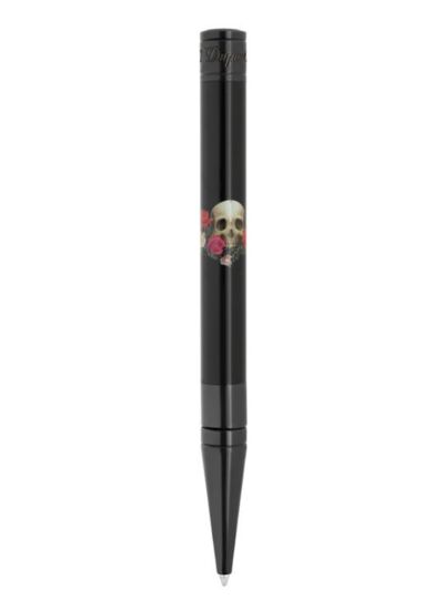 Gamme Initial - Stylo Roller Initial Bleu et Or Memento Mori
