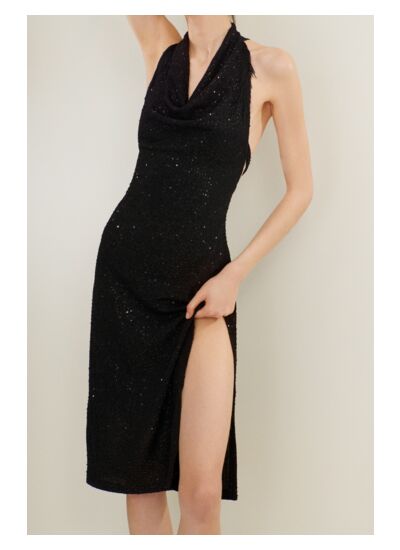 Robe Midi À Sequins