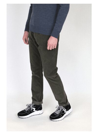 Pantalon 330 Tapered Fit En Velours vert