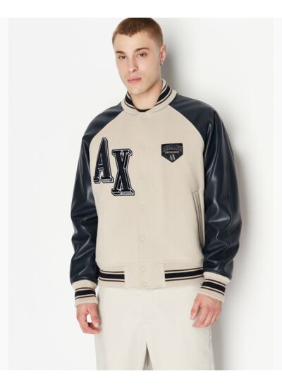 Blouson - doublure argentée/marine