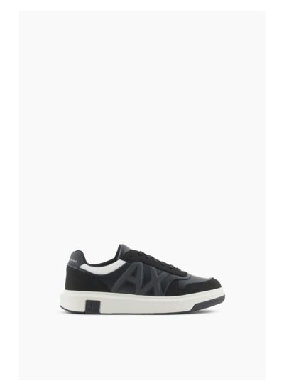 Basket english - noir + blanc cassé