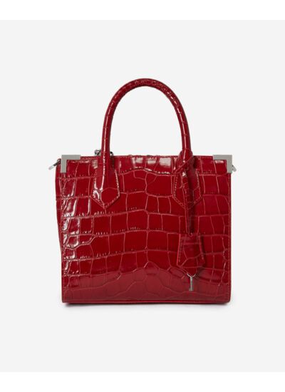 Sac Ming Medium En Cuir Rouge