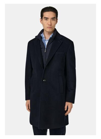 Manteau En Laine Avec Gilet