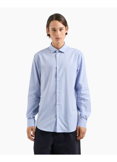 Chemise - micro-poits bleus