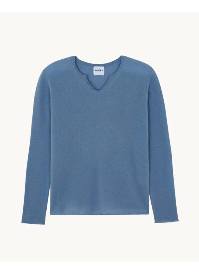 Pull Anton bleu papillon