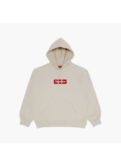 Supreme Hoodie - Box Logo - Beige