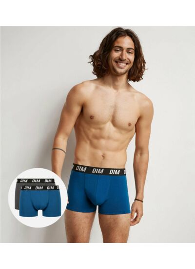 Lot de 2 boxers homme à thermorégulation active Bleu Parme Regul Activ