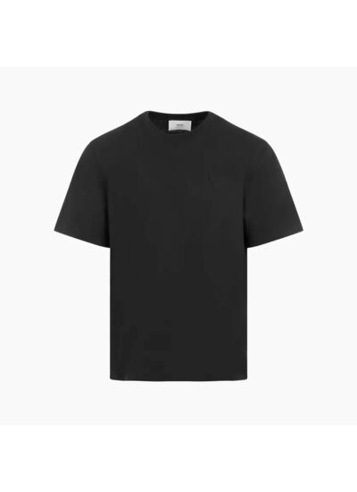 Ami Paris T-shirt Ami de Coeur Noir 3D